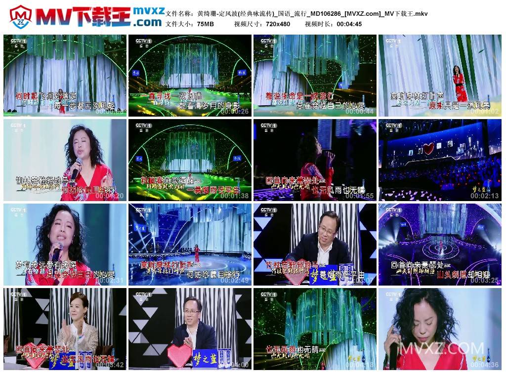 黄绮珊-定风波(经典咏流传)_国语_流行_MD106286